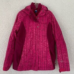 Columbia interchange jacket with removable insert and hood size 14/16